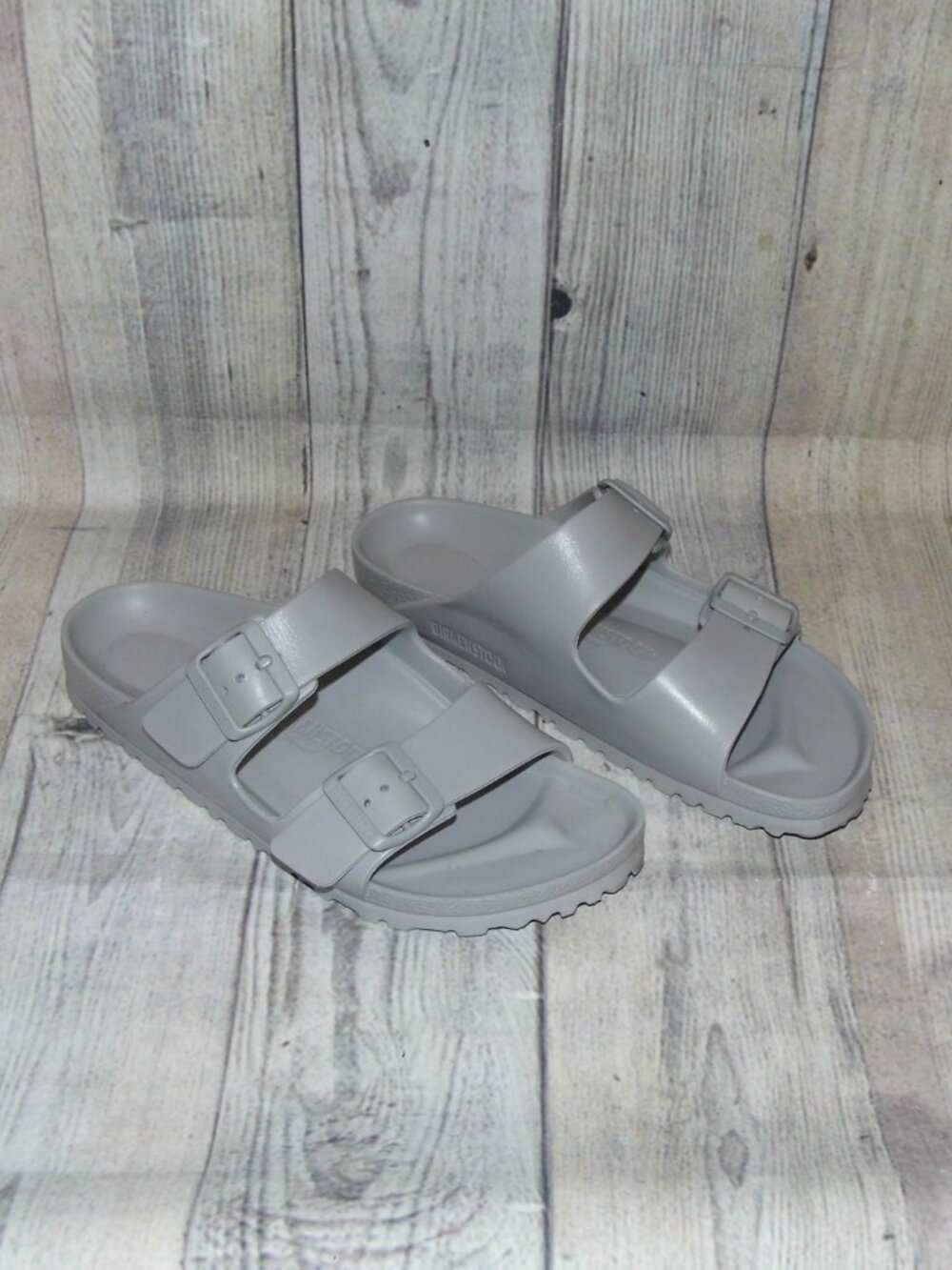 BIRKENSTOCK Arizona EVA Gray Sandals Womens Size 7 (EU 38)
